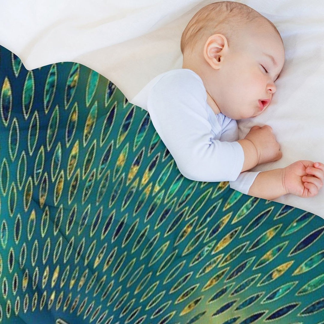 Reiki Cho Ku Rei - Gemstone And Gold Velvety-soft Throw Blanket