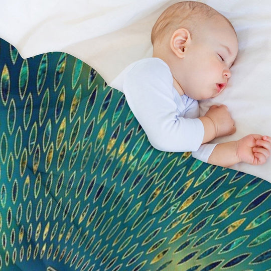 Reiki Cho Ku Rei - Gemstone And Gold Velvety-soft Throw Blanket