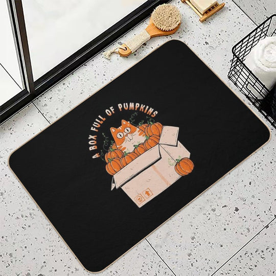 A Box Full of Pumpkins  Versatile Bath Mat