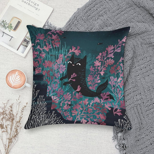 Undersea Soft Ultra-Soft Texture Throw Pillow