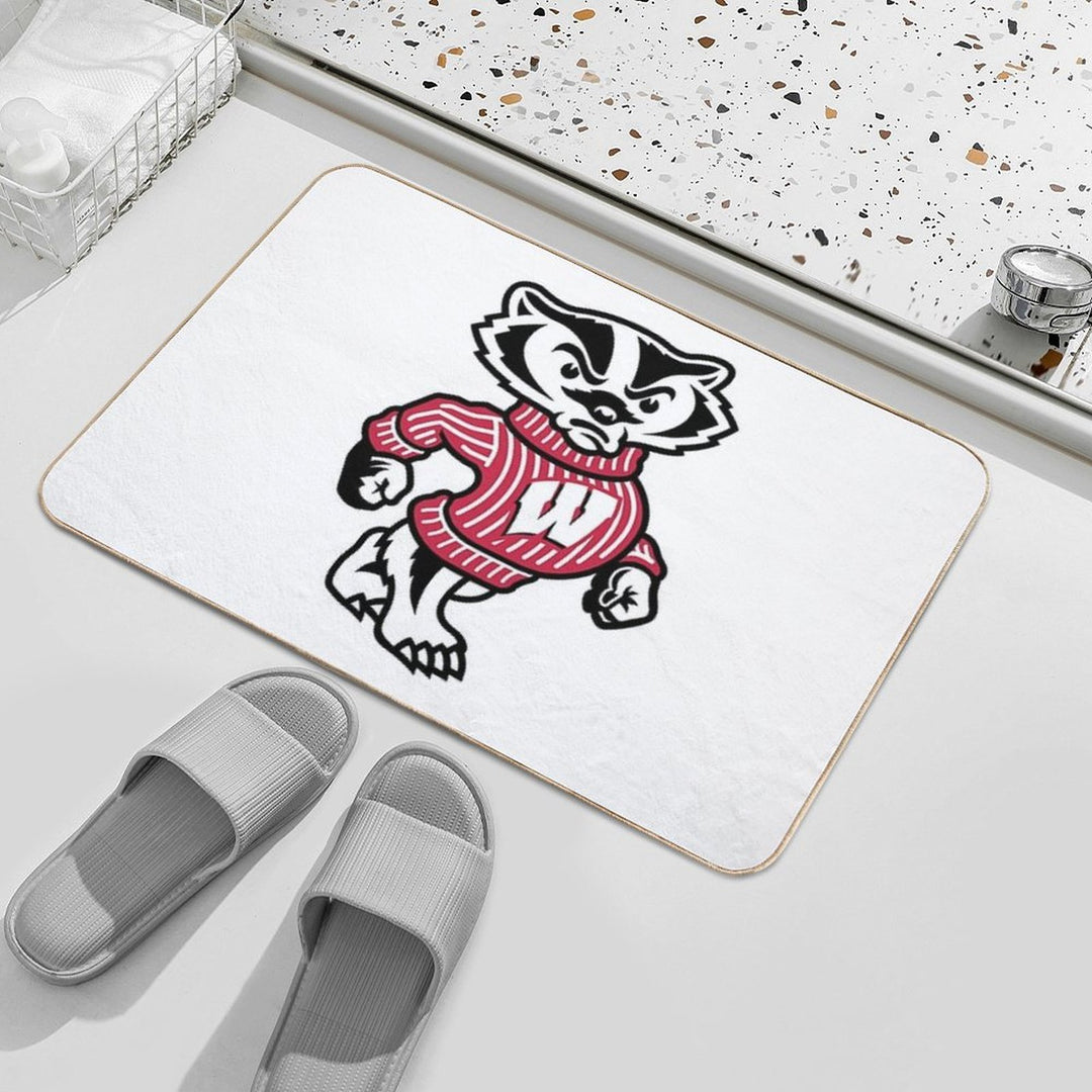 Wisconsin Badgers  Absorbent Bath Mat