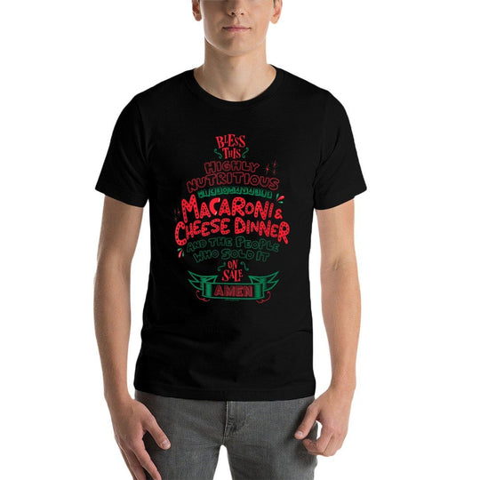 Home Alone Christmas Bless This Highly Nutritious Macaroni  Affordable Price T-Shirt