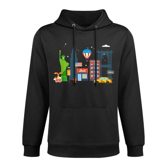 New York City NY Icons Souvenir Kids Gift Shape Retention Hoodie