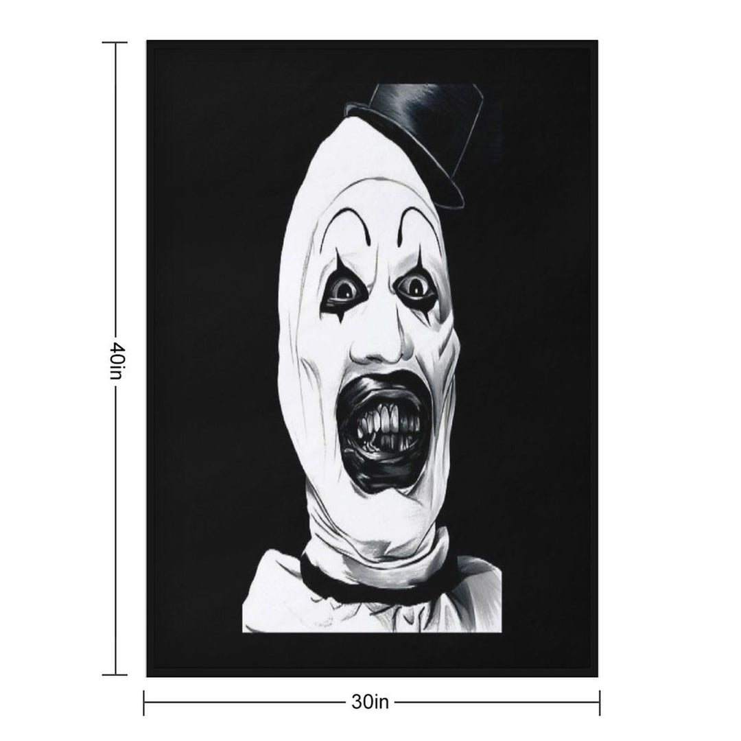 Art The Clown Terrifier  Classic Sustainable Throw Blanket
