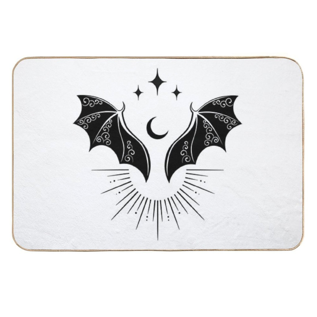 Wings of Night  Anti-Trip Bath Mat