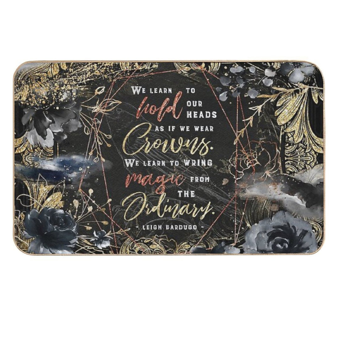 We Learn to Hold  Toxin-Free Bath Mat