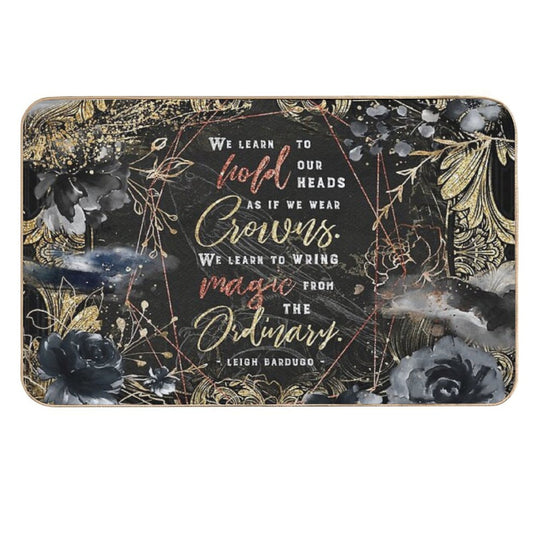 We Learn to Hold  Toxin-Free Bath Mat