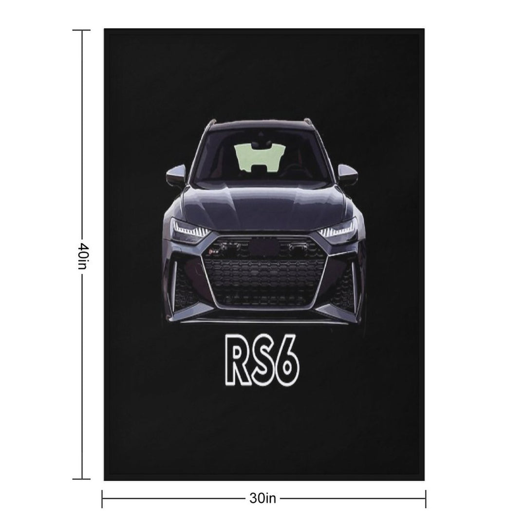 2020 Audi RS6 Shrink-resistant Throw Blanket