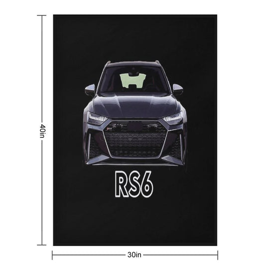 2020 Audi RS6 Shrink-resistant Throw Blanket
