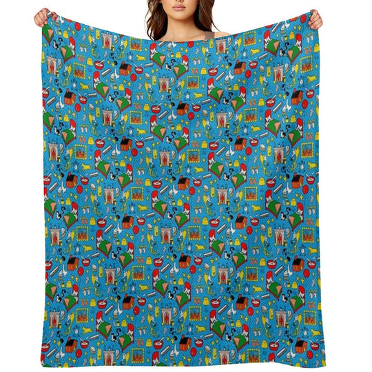 Goodnight Moon Wrinkle-free Throw Blanket