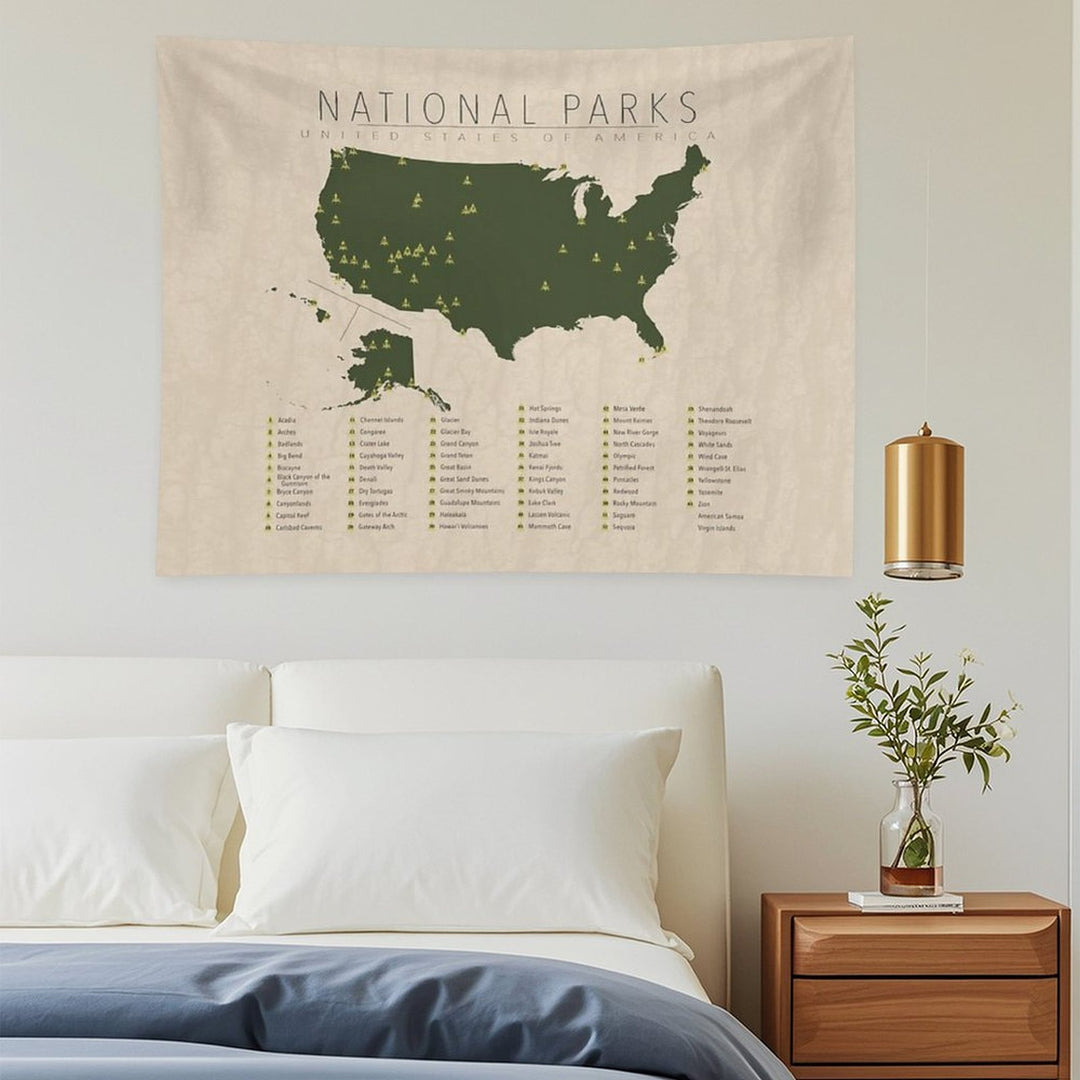 US National Parks Tapestry