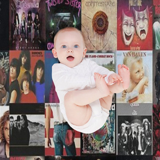 1980s Rock Classics Eco-conscious Throw Blanket