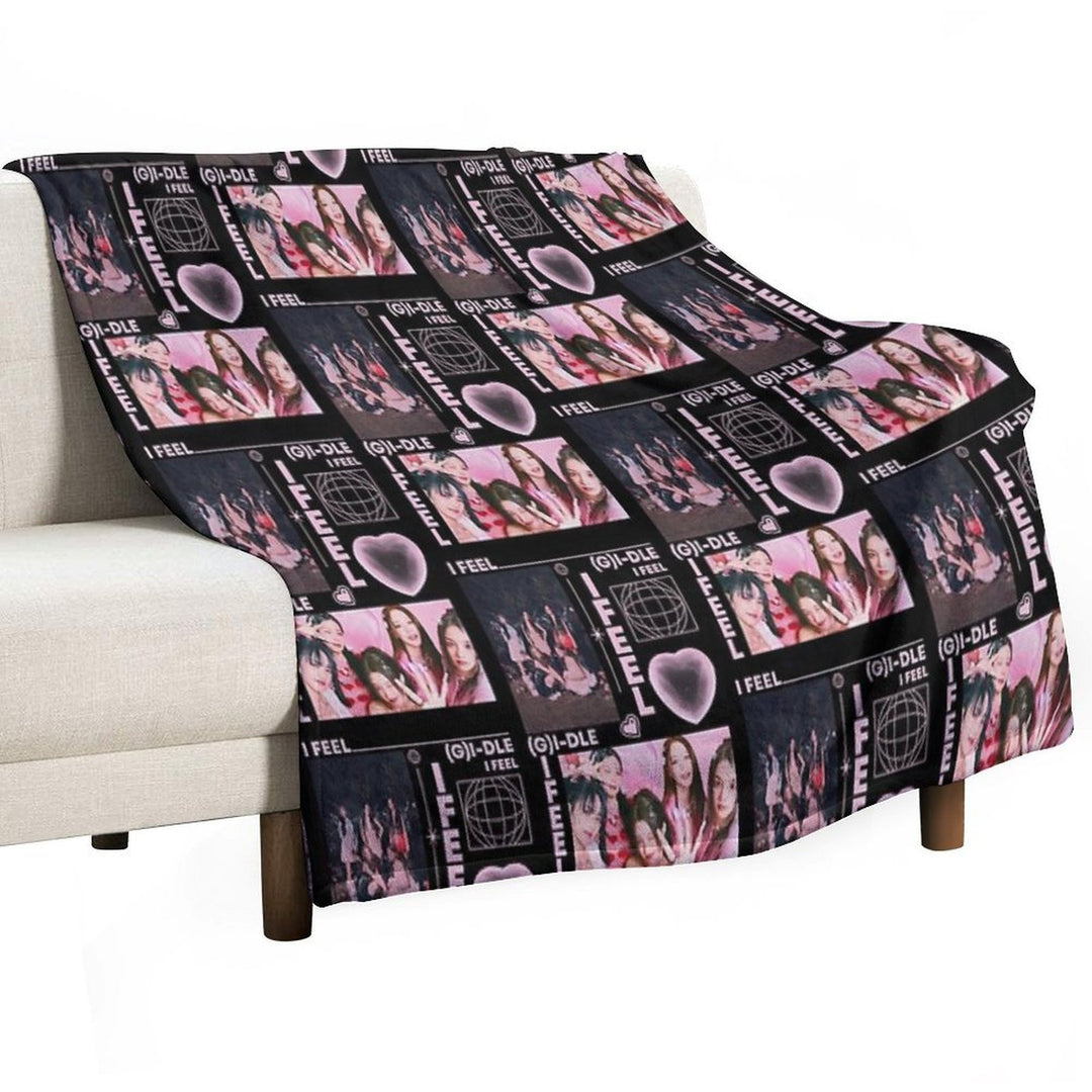 GIDLE Kpop Gift-ready Throw Blanket