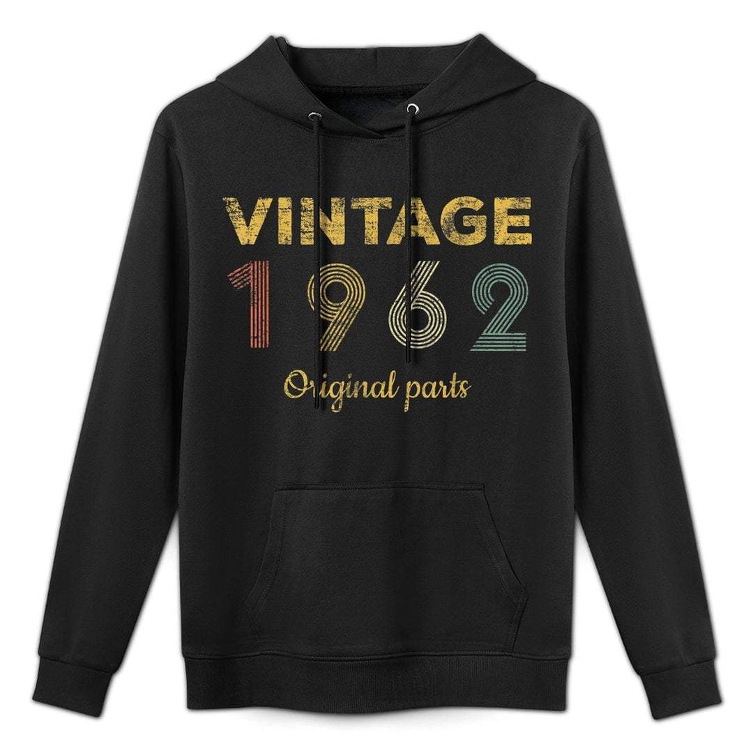60 Year Old Gifts Vintage 1962 Limited Edition 60th Birthday Cotton-Polyester Blend Hoodie