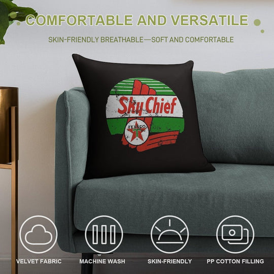 Sky Chief Soft Washable Throw Pillow