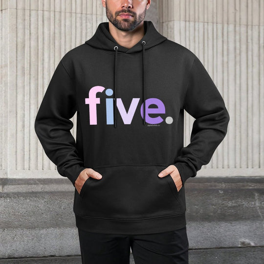 Kids 5th Birthday Girl 5 Five  Age 5 Year Old Party Ideas Unisex Design Hoodie