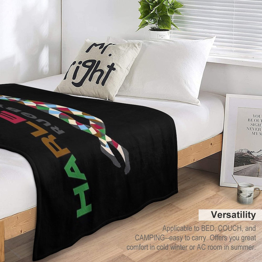 Harlequins Rugby Essential Machine-washable Throw Blanket