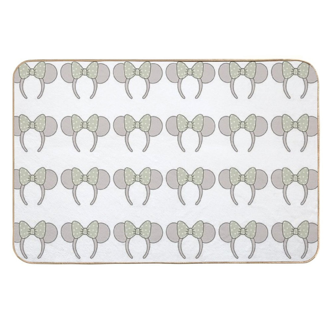 Farmhouse Inspired Ear Headband Design - Sweet Fern Design Co.  Fade-Resistant Bath Mat