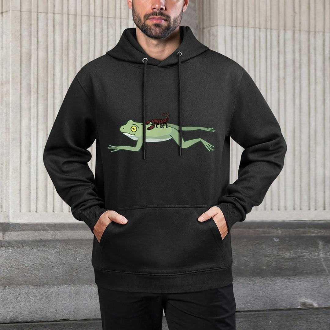 Scorpion And The Frog Meme Colorfast Hoodie