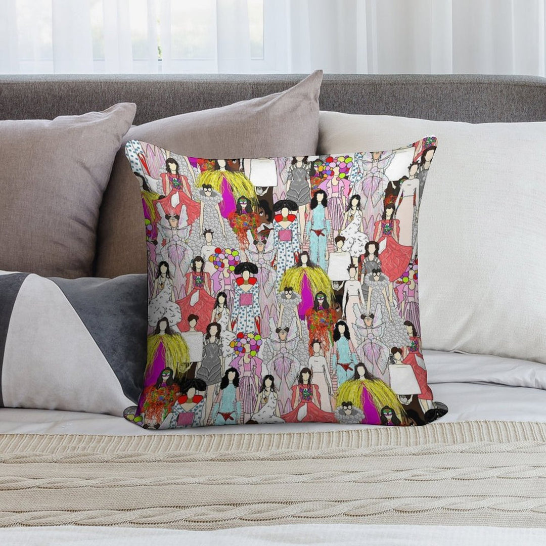 Bjork-A-thon Soft Washable Throw Pillow