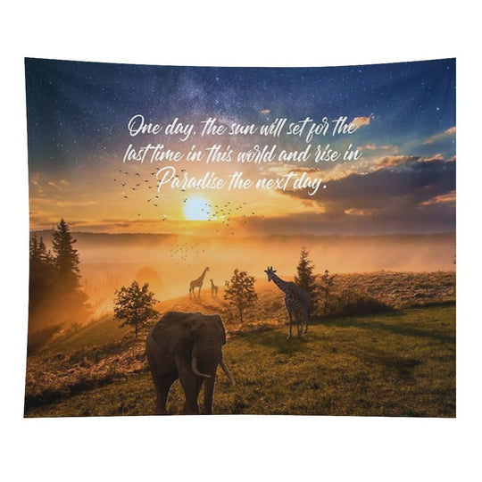 Sunrise In Paradise Tapestry