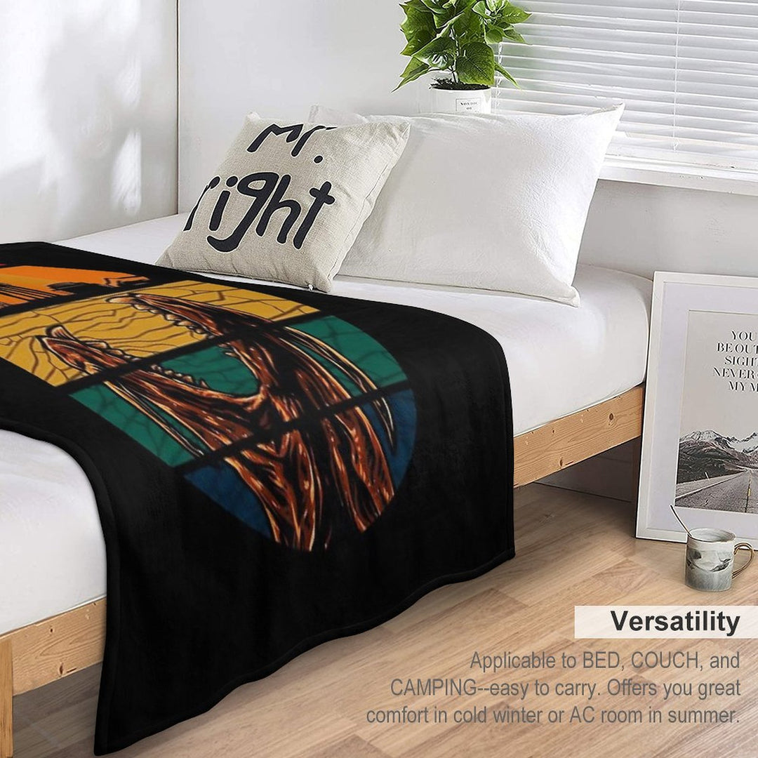 Tremors Vintage Compact Throw Blanket