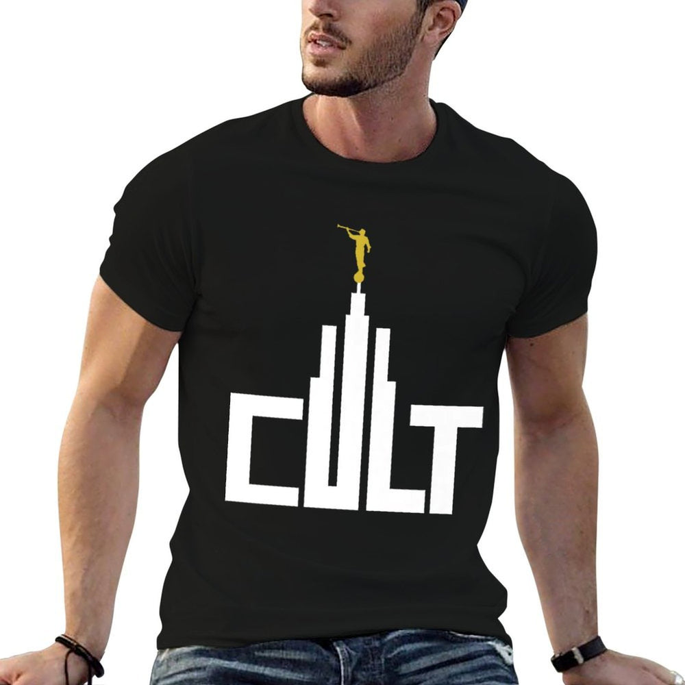 CULT LDS TEMPLE Angel Moroni Ex Mormon Post LDS Meme Premium  Odor-resistant T-Shirt