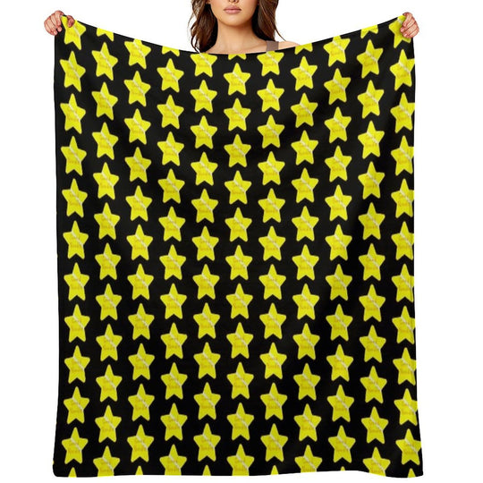 1 Big Good Noodle Award Star Spongebob Durable Throw Blanket