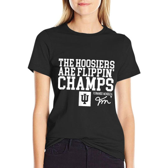 Fernando Mendoza - Hoosiers Are Flippin Champs - IU Football  Vintage-inspired T-Shirt