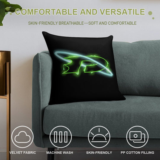 Danny Phantom Logo Art Soft Gift Ready Throw Pillow