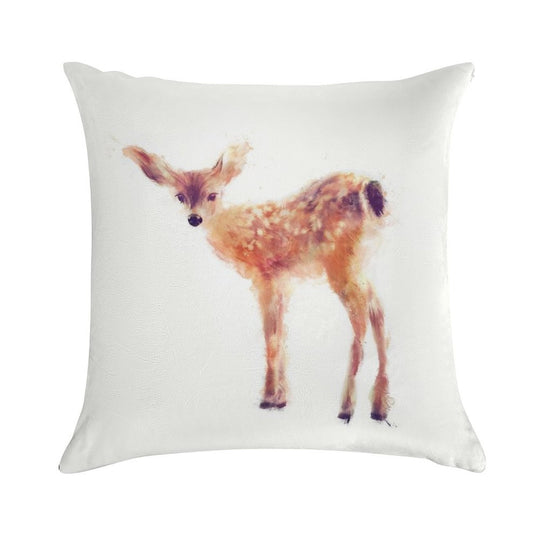 Fawn Soft Warmth Comfort Throw Pillow