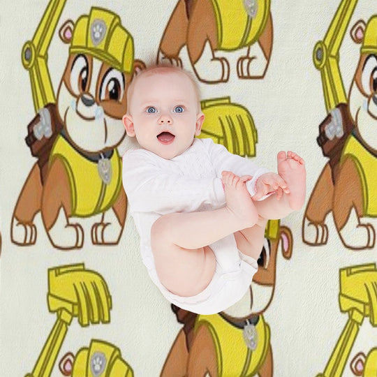 PAW Patrol Rubble Shrink-resistant Throw Blanket