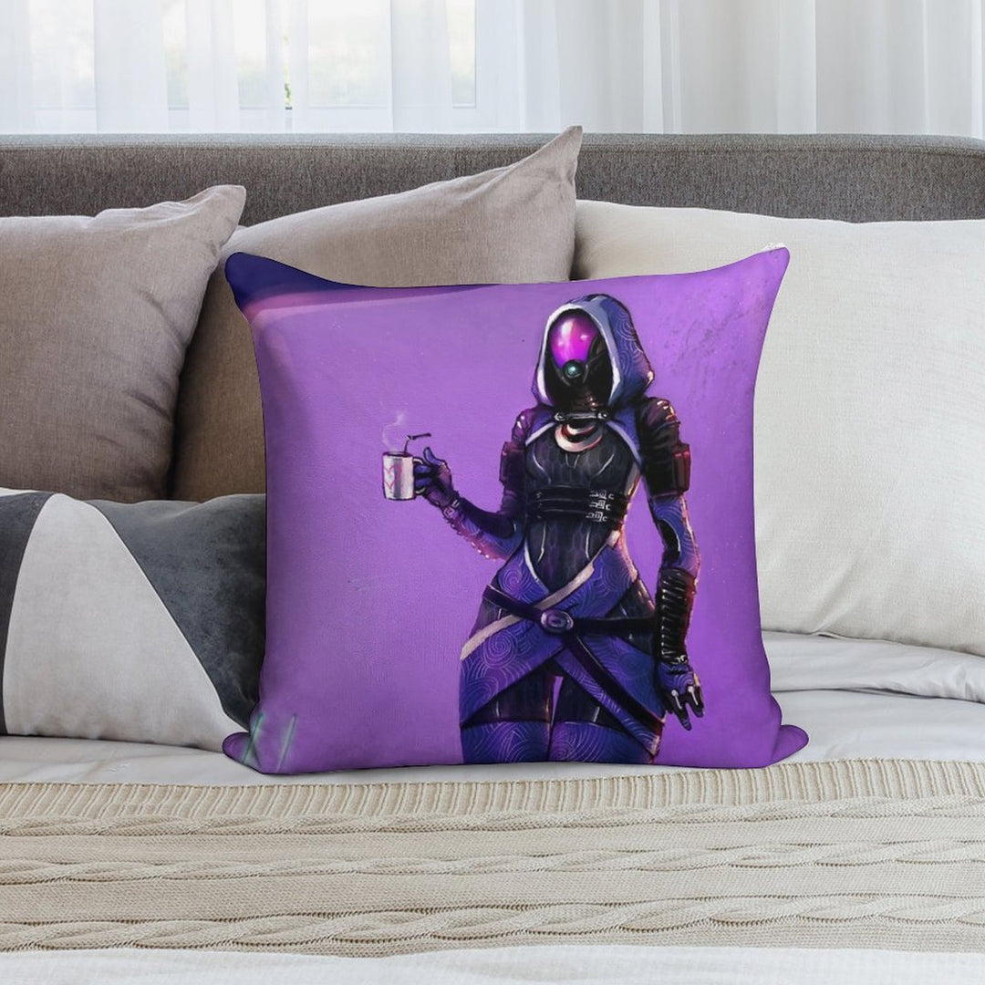 Good Morning, Commander Soft Decorative Cover Throw Pillow